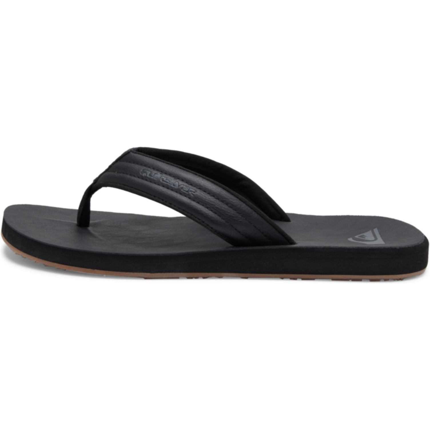 2025 Quiksilver Männer Carver Sandalen Aus Nubuk AQYL100623 - Solid Black